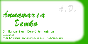 annamaria demko business card