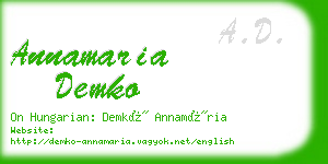 annamaria demko business card